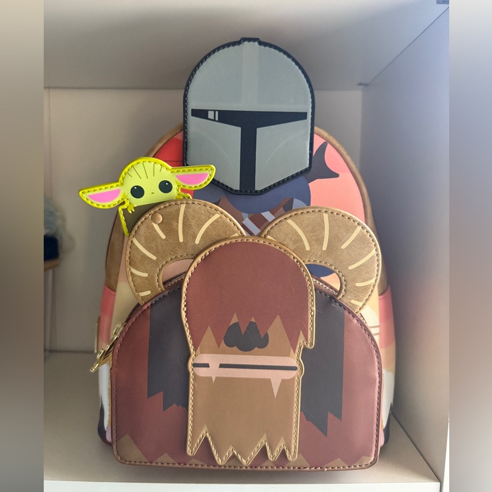 Loungefly Disney Star Wars Mandalorian Mini Backpack NWT
